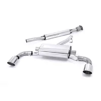 Cat-Back Milltek  2.50" Dual Polished GT-115 pour SUBARU BRZ (ZC6)  2.0 (ZC6) 200cv