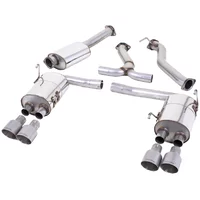 Cat-Back Milltek  3" Quad Titanium GT100 pour SUBARU IMPREZA A trois volumes (GE, GV)  2.5 WRX STi AWD (GVF) 301cv