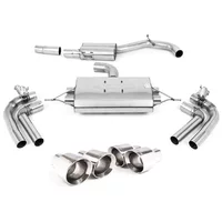 GPF-Back Milltek  3" Quad 100mm GT100 pour CUPRA FORMENTOR (KM7, KMP) 2.0 TSI 4Drive 310 cv