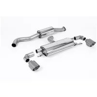 GPF-Back Milltek  3" Brushed Titanium GT-115