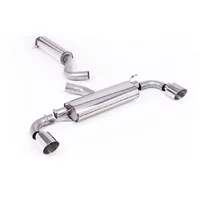 GPF-Back Milltek  3" GT-115 Titanium Brushed