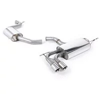 Cat-Back Milltek  2.75" Twin 80mm GT80 pour VW SCIROCCO III (137, 138)  2.0 TFSI 200cv
