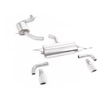 Cat-Back Milltek  69.85 Dual 90mm Jet pour VW GOLF VI (5K1)  2.0 GTi 210cv