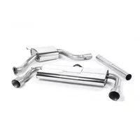 Cat-Back Milltek  3" Dual GT 100 Titanium Tips pour VW GOLF VII (5G1, BQ1, BE1, BE2)  2.0 GTI Clubsport 265cv