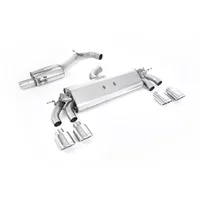 Cat-Back Milltek  3" pour VW GOLF VII (5G1, BQ1, BE1, BE2) 2.0 R 4motion 310 cv