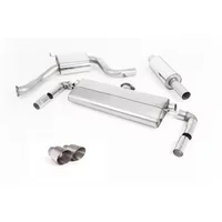Cat-Back Milltek  3" GT Brushed Titanium pour VW GOLF VII (5G1, BQ1, BE1, BE2)  2.0 GTI 230cv