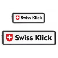 Cadres de Plaques Interchangeables SwissKlick Noir (Plaques Longues)