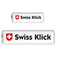 SwissKlick  Silber Matt (Langformat)