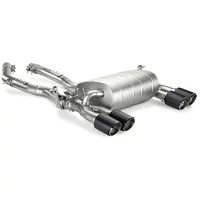 Echappement Final Akrapovic Slip-On  sans embouts pour BMW 4 Décapotable (F33, F83)  M4 431cv