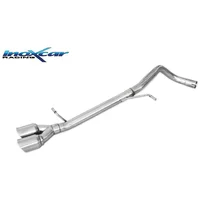 Suppression de Marmite Arrière Inoxcar  2x80mm  Racing Angled pour VW POLO V (6R1, 6C1) 2.0 R WRC 220 cv