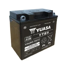 Batterie Moto Yuasa YTB9  12V 9.5Ah  