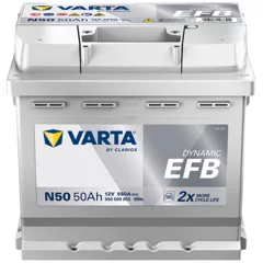 Batterie Voiture Varta N50 Dynamic EFB 12V 50Ah  550A