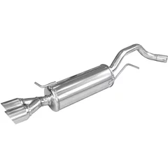 Echappement Final Inoxcar  2x80mm Racing Angled pour AUDI A1 (8X1, 8XK)  1.4 TFSI 185cv