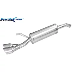Echappement Final Inoxcar  2x80mm Racing Angled pour FIAT BRAVO II (198_)  1.4 T-Jet (198AXF1B) 150cv