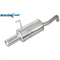 Endschalldämpfer Inoxcar  80mm Rolled für FIAT PANDA (169_)  1.4 (169AXE1B) 100ps