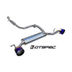 Cat-Back GT Spec  115mm Straight Cut Burnt Titanium
