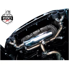 Cat-Back avec système de clapets Bull-X Ego-X 4x101mm Carbon