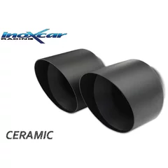 Endschalldämpfer Inoxcar  2x80mm Black Ceramic für AUDI A1 (8X1, 8XK)  1.4 TFSI 185ps