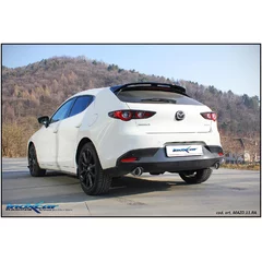 Echappement Final Inoxcar  100mm Racing pour MAZDA 3 Berline bicorps trois ou cinq portes (BP)  2.0 SKYACTIV-G (BP5H, BP6H) 150cv