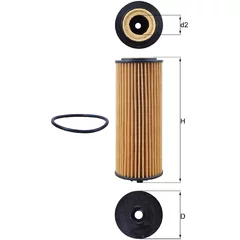 Filtre à huile Mahle 