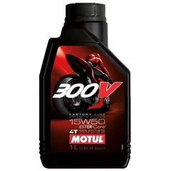 Huile Moto Motul 300V 15W50 Road Racing 1L