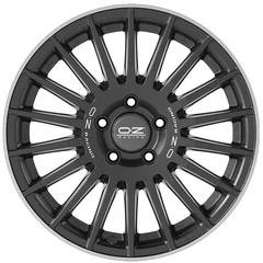 <h2>OZ RALLY DESERT</h2>MATT BLACK SILVER LET. DIAMOND LIP