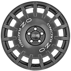 <h2>OZ RALLY RACING</h2>DARK GRAPHITE SILVER LETTERING
