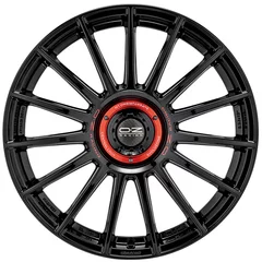 <h2>OZ SUPERTURISMO EVOLUZIONE</h2>GLOSS BLACK + RED LETTERING