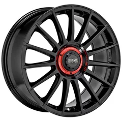 Jantes OZ SUPERTURISMO EVOLUZIONE 8.5x19 5x112 ET44 Gloss Black + Red Lettering