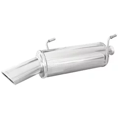 Echappement Final Inoxcar  120x80 Oval pour PEUGEOT 206 SW (2E/K)  1.6 16V 109cv
