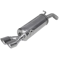 Echappement Final Inoxcar  2x80mm Racing Angled pour PEUGEOT 208 I (CA_, CC_)  1.6 GTi 200cv