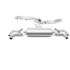 GPF-Back avec système de clapets Milltek  2x76mm (Sorties d'origine) pour AUDI Q8 (4MN, 4MT)  RS FSI Mild Hybrid quattro 600cv