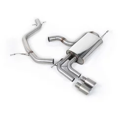 Cat-Back Milltek  69.85 Twin 80mm GT80 pour VW GOLF V (1K1)  2.0 GTI 230cv