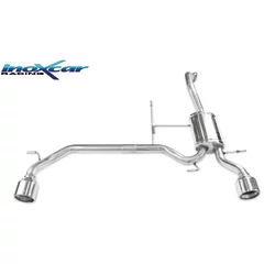 Echappement Final Inoxcar  2x102mm Rolled pour SUZUKI SWIFT V (AZ)  1.4 Sport (A2L414, ZC33S) 140cv