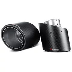 Embouts d'échappement Akrapovic  Carbon pour ABARTH 500 / 595 / 695  1.4 (312.AXD1A) 135cv