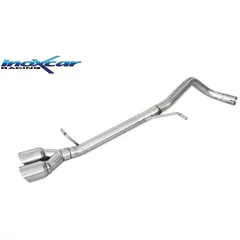 Suppression de Marmite Arrière Inoxcar  2x80mm  Racing Angled pour VW POLO V (6R1, 6C1)  2.0 R WRC 220cv