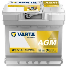 Autobatterie Varta A9 Dynamic AGM 12V 50Ah  540A