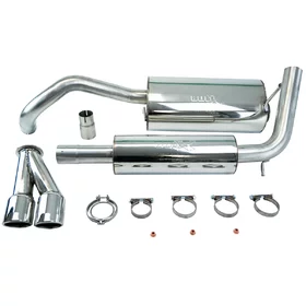 Cat-Back Bull-X  63.5 2x80mm Inox