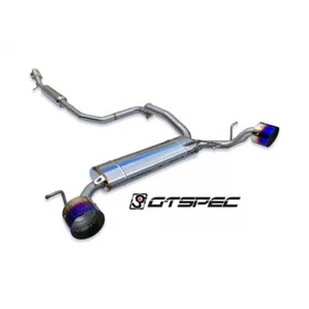 Cat-Back GT Spec  115mm Straight Cut Burnt Titanium