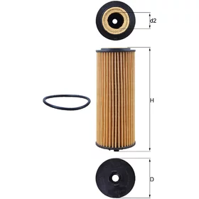Filtre à huile Mahle 