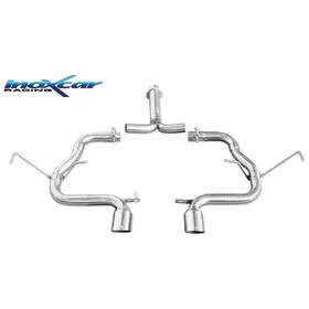 Tube de Supression d'intermédiaire Inoxcar  2x80mm Racing Angled