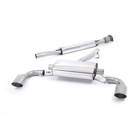 Cat-Back Milltek  63.5 Dual Brushed Titanium  GT-115