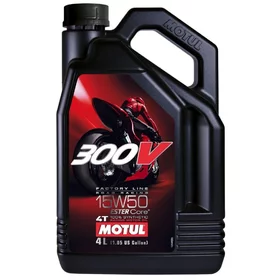 Huile Moto Motul 300V 15W50 Road Racing 4L
