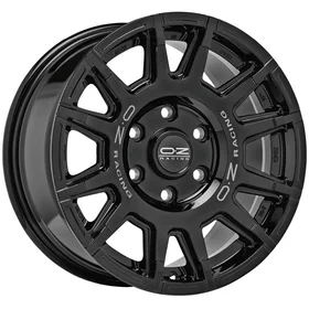 OZ RALLY LEGEND - GLOSS BLACK + DARK LETTERING
