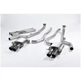 Cat-Back Milltek  3" Quad 90mm GT90