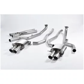 Cat-Back Milltek  3" Quad 90mm GT90