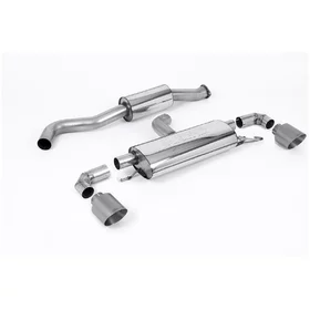 GPF-Back Milltek  3" Brushed Titanium GT-115
