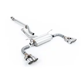 Cat-Back Milltek  63.5 Quad 100mm GT100