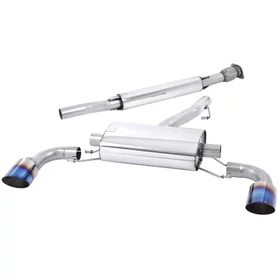Cat-Back Milltek  63.5 Dual Burnt/Blue Titanium  GT-115