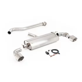 GPF-Back Milltek  3" GT-115 Brushed Titanium